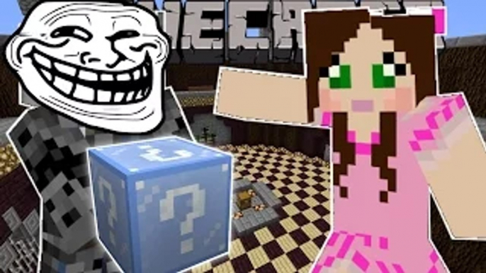 PopularMMOs Minecraft: CHRISTMAS TROLLING GAMES - Pat and Jen Lucky Block Mod GamingWithJen