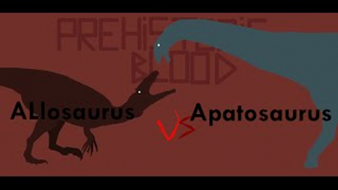 Prehistoric Blood SEASON 1#6: Allosaurus fragilis VS Apatosaurus excelsus