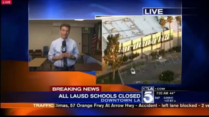 Los Angeles Unified School District (LAUSD) all Schools Closed after a Credible Terror Threat