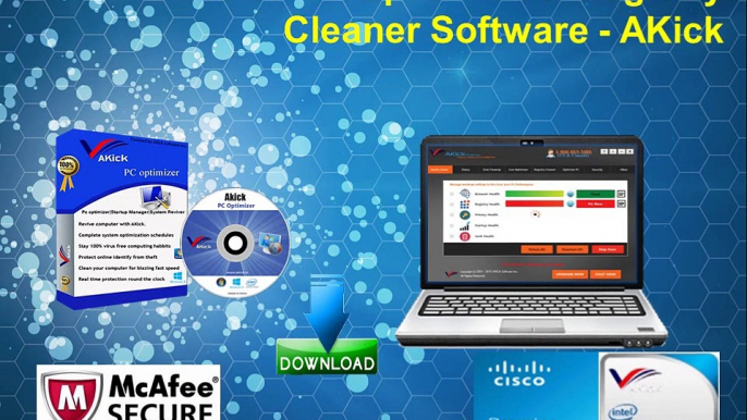 100 % PC Optimizer & Registry Cleaner Software - AKick