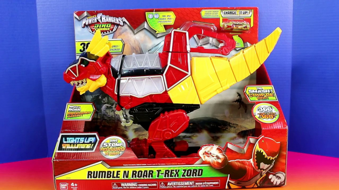 Power Rangers DIno Charge Rumble And Roar T-Rex Zord Battles Imaginext Rita Repulsa & Gold