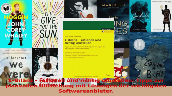 Lesen  EBilanz  rationell und richtig umstellen Tipps zur planvollen Umstellung mit Lösungen Ebook Frei