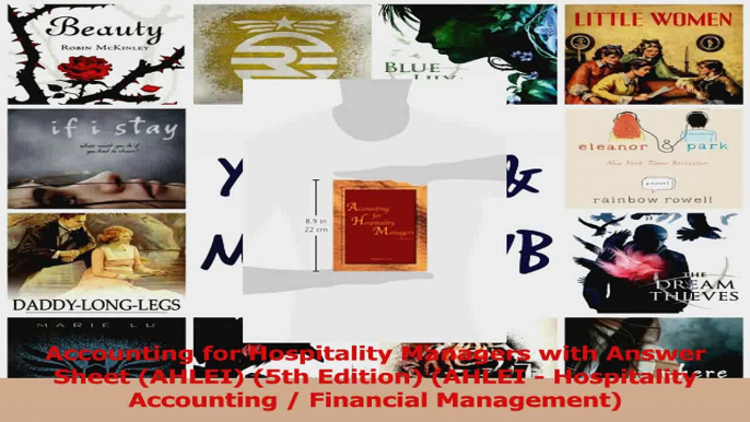 PDF Download  Accounting for Hospitality Managers with Answer Sheet AHLEI 5th Edition AHLEI  Read Full Ebook