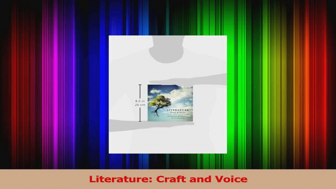 PDF Download  Literature Craft and Voice Download Full Ebook