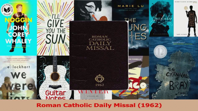 PDF Download  Roman Catholic Daily Missal 1962 Read Online