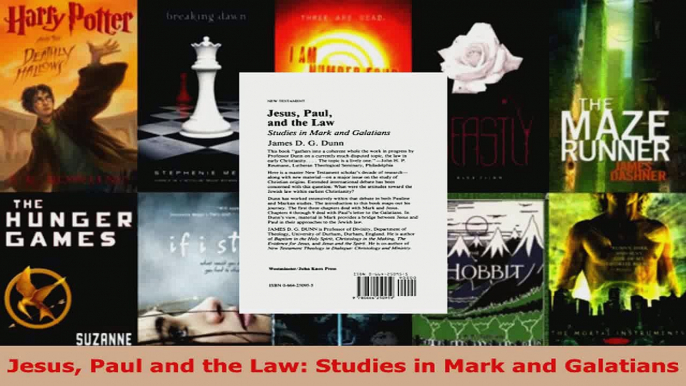 Download  Jesus Paul and the Law Studies in Mark and Galatians PDF Online