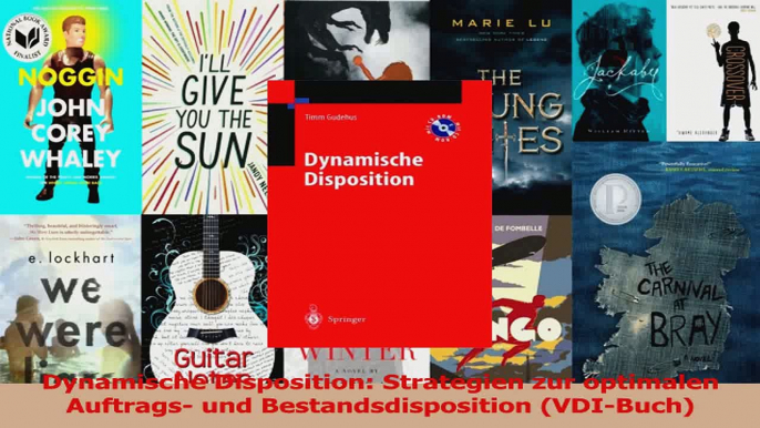 Lesen  Dynamische Disposition Strategien zur optimalen Auftrags und Bestandsdisposition Ebook Frei