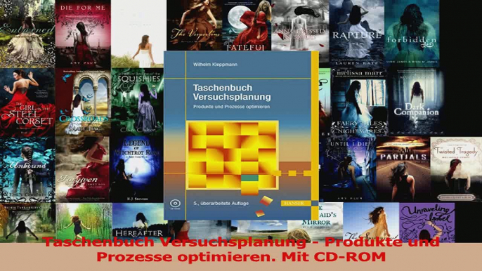 Lesen  Taschenbuch Versuchsplanung  Produkte und Prozesse optimieren Mit CDROM Ebook Frei