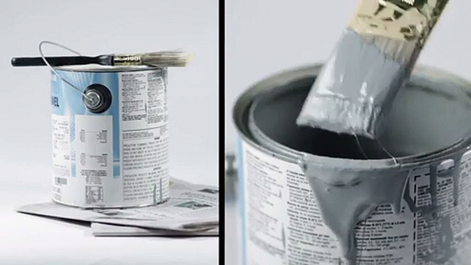 Use a Rubber Band to Prevent Paint Can Drips