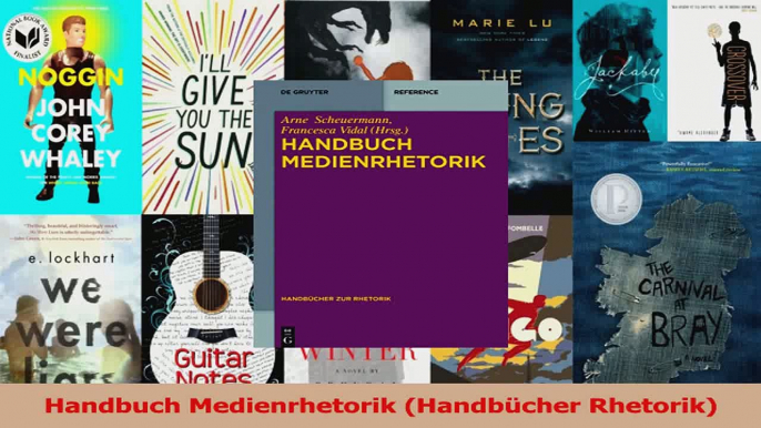 Download  Handbuch Medienrhetorik Handbücher Rhetorik Ebook Frei