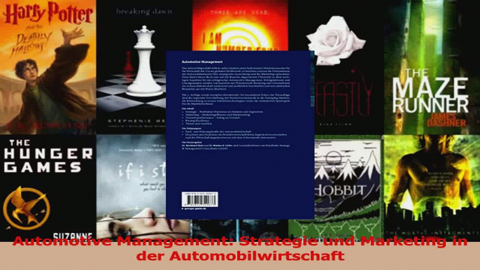 Download  Automotive Management Strategie und Marketing in der Automobilwirtschaft Ebook Frei