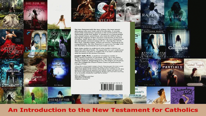 Read  An Introduction to the New Testament for Catholics Ebook Free