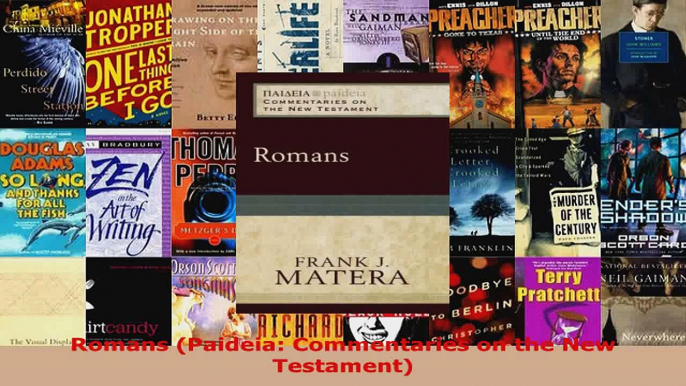 Read  Romans Paideia Commentaries on the New Testament Ebook Free