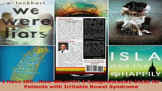 Read  I Have IBSNow What A Comprehensive Guide for Patients with Irritable Bowel EBooks Online