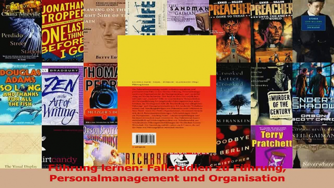 Lesen  Führung lernen Fallstudien zu Führung Personalmanagement und Organisation Ebook Frei