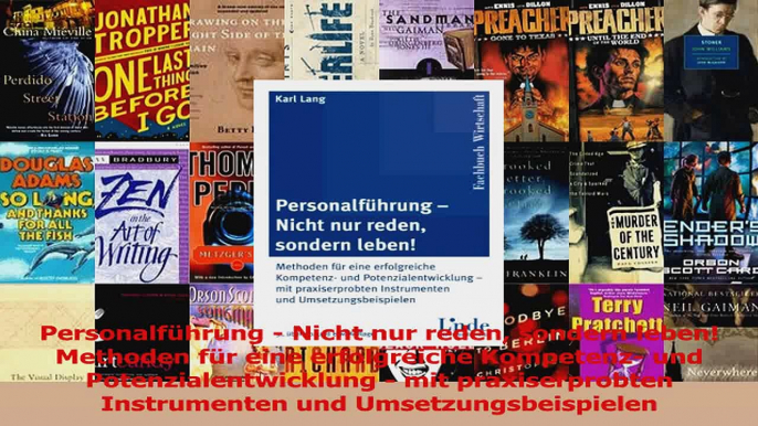 Lesen  Personalführung  Nicht nur reden sondern leben Methoden für eine erfolgreiche Kompetenz Ebook Online