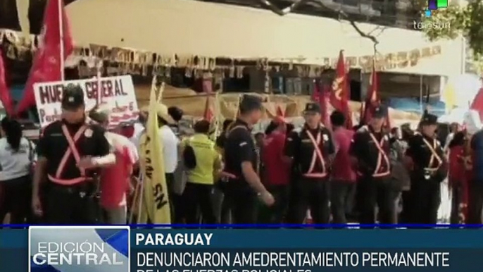 Finaliza segundo día de huelga de centrales sindicales en Paraguay