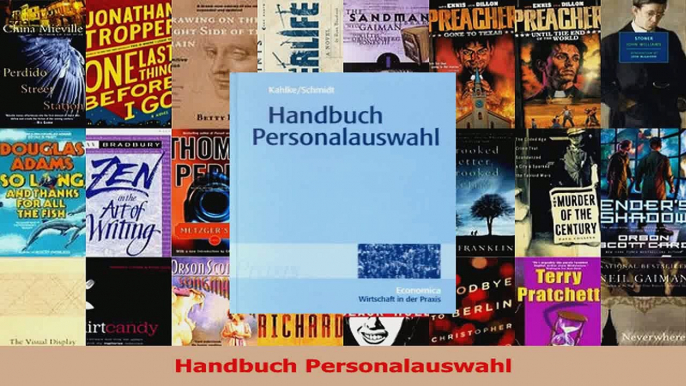 Lesen  Handbuch Personalauswahl Ebook Frei