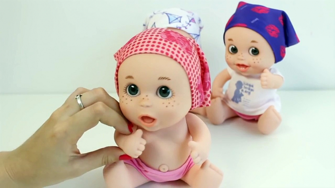 Twins Baby Dolls Pelones Triplets Baby Dolls Bathtime and Lunch Time How to Bath Babies To