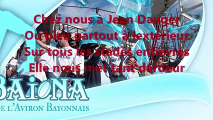 Hymne Aviron Bayonnais + Paroles