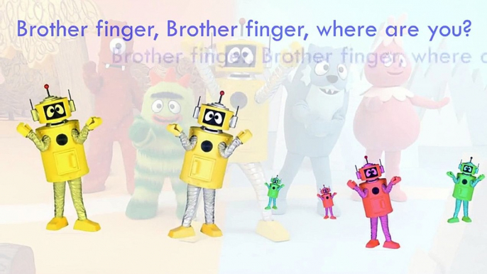 Yo Gabba Gabba Finger Family Song Daddy Finger Nursery Rhymes Full animated cartoon englis catoonTV!