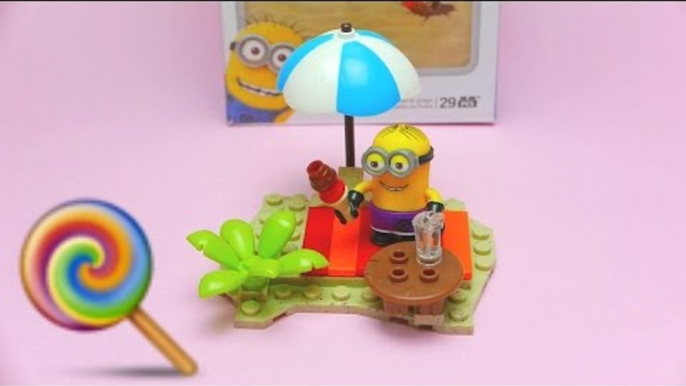 Minions - Beach Party Brick Playset - Mega Bloks Despicable Me