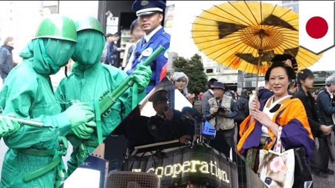 Tokyo Halloween, Pesta kostum di stasium Shibuya, Tokyo