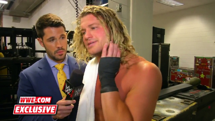 Heated confrontation between Dolph Ziggler and Tyler Breeze׃ Raw Fallout, December 8, 2015