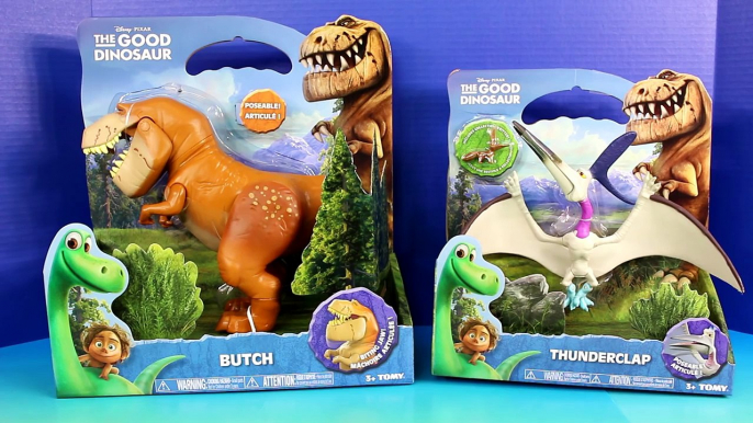 Disney Pixar The Good Dinosaur Butch Helps Arlo & Spot From Thunderclap