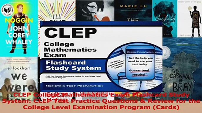 CLEP College Mathematics Exam Flashcard Study System CLEP Test Practice Questions  PDF