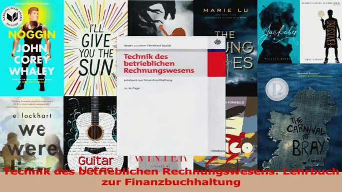 Lesen  Technik des betrieblichen Rechnungswesens Lehrbuch zur Finanzbuchhaltung PDF Frei