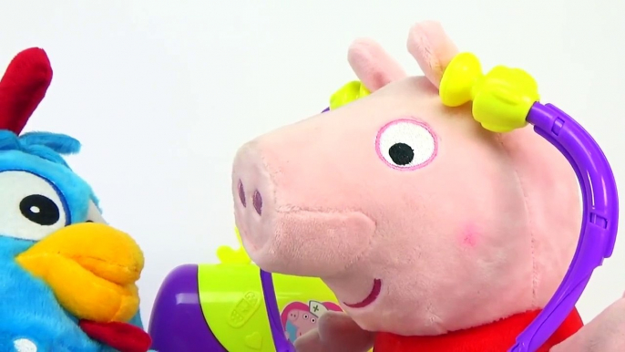 Peppa Pig Médica Cuida da Galinha Pintadinha Em Português Novelinhas Brinquedos Peppa Pig Toys