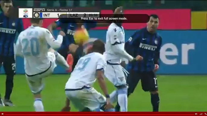 Felipe Melo Red Card ~Inter 1-2 Lazio~