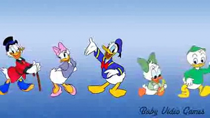 New Duck Nursery Rhymes Cartoon Donald Duck Disney Finger Family Mickey Mouse Song for Kids