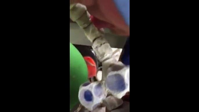 Man gets tongue stuck to ice cold pipe for five minutes