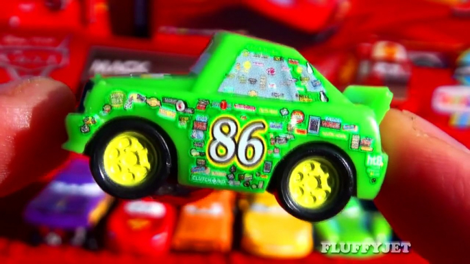 Disney Cars Easter Holiday Edition Micro Drifters 2013 Pixar Toys Mater Chick Hicks Dinoco McQueen!