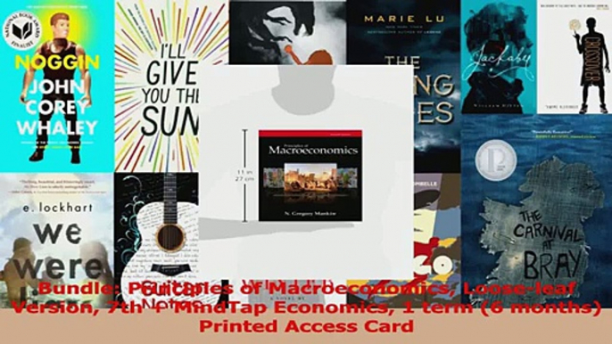 Read  Bundle Principles of Macroeconomics Looseleaf Version 7th  MindTap Economics 1 term 6 Ebook Free