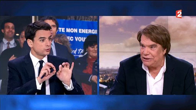 Au 20h de France 2, Bernard Tapie affirme qu'il pourrait se présenter à la Présidentielle de 2017 - Regardez