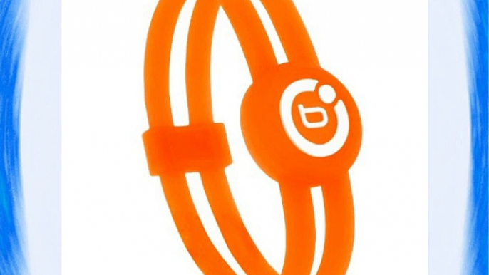 Bioflow Sport Twin Wristband Orange/White (S 17.5cm)