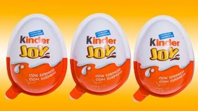 Kinder Joy Surprise eggs toys. Huevos kinder sorpresa juguetes