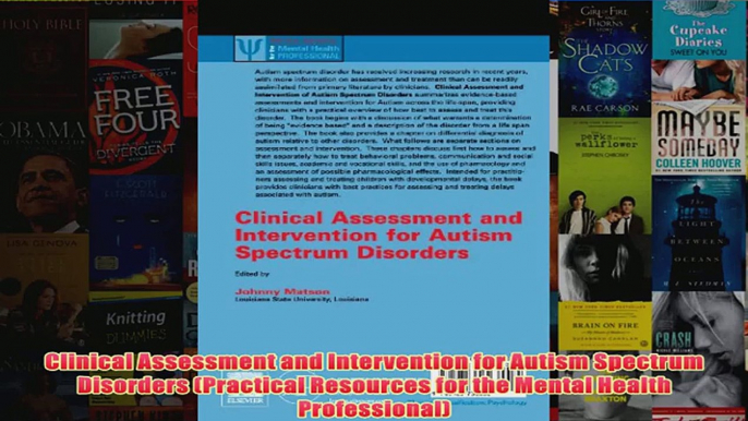 Clinical Assessment and Intervention for Autism Spectrum Disorders Practical Resources