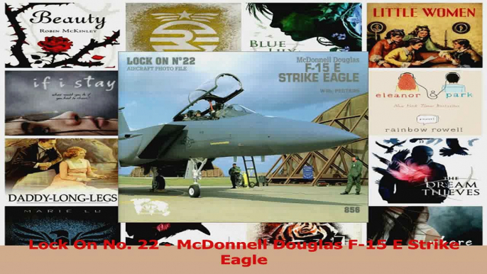 PDF Download  Lock On No 22  McDonnell Douglas F15 E Strike Eagle PDF Full Ebook