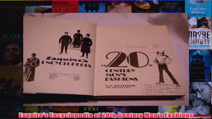 Esquires Encyclopedia of 20th Century Mens Fashions