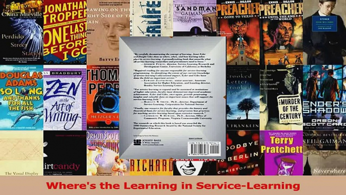 PDF Download  Wheres the Learning in ServiceLearning Read Online