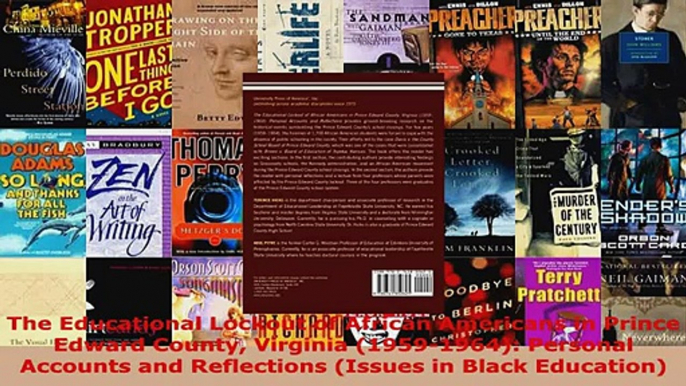 Download  The Educational Lockout of African Americans in Prince Edward County Virginia 19591964 PDF Free