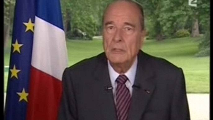 Discours de départ de Jacques Chirac