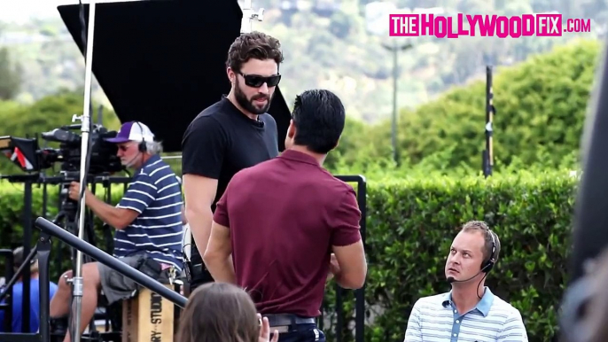 Brody Jenner Greets Fans & Takes Selfies At Extra 7.9.15 TheHollywoodFix.com