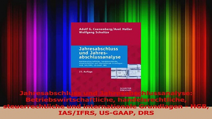 Lesen  Jahresabschluss und Jahresabschlussanalyse Betriebswirtschaftliche handelsrechtliche Ebook Frei