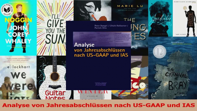 Lesen  Analyse von Jahresabschlüssen nach USGAAP und IAS Ebook Frei