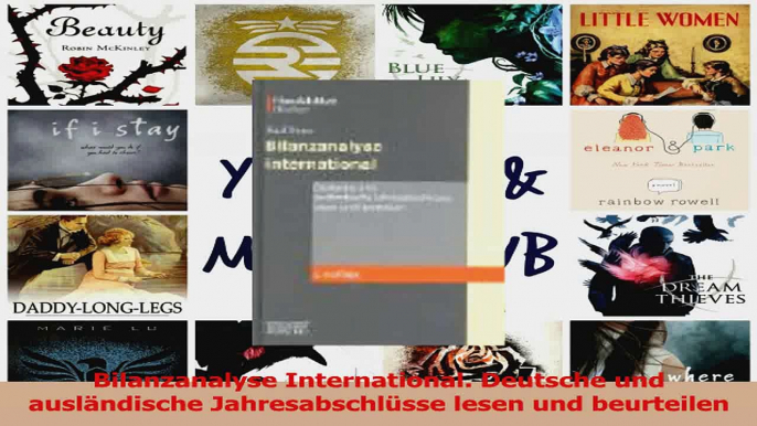 Lesen  Bilanzanalyse International Deutsche und ausländische Jahresabschlüsse lesen und Ebook Frei